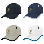 AH1080 Dry Contrasting Cap With Embroidered Custom Imprint